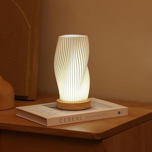 Wooden Based Bedside lamp
