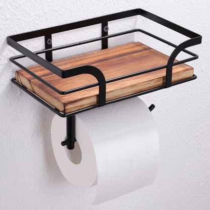 Practical Roll Holder with Shelf